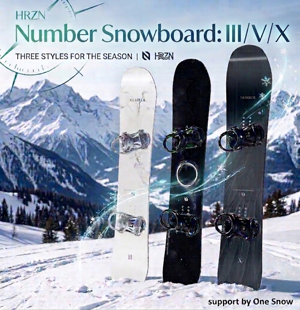 HRZN Number Snowboard III / V / X